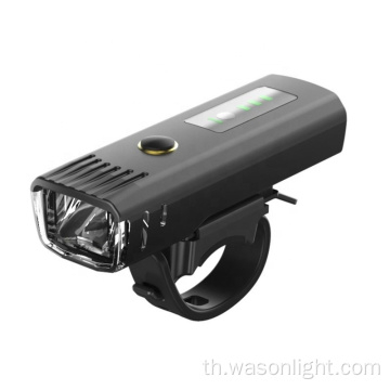 การขี่จักรยานกลางแจ้งอัจฉริยะอัจฉริยะการตรวจจับไฟฉาย LED Bike Bike แบบชาร์จไฟได้แบบชาร์จไฟได้ USB ไฟหน้า IPX5 กันน้ำกันน้ำ